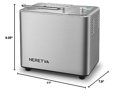 Top view of the Neretva 2lb capacity bread maker