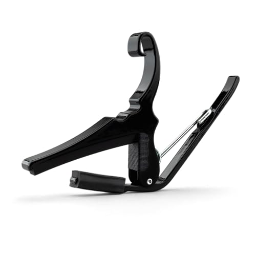 Kyser KG6BA guitar capo side profile showing steel spring