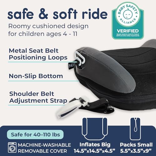 Black Hiccapop UberBoost seat inflated