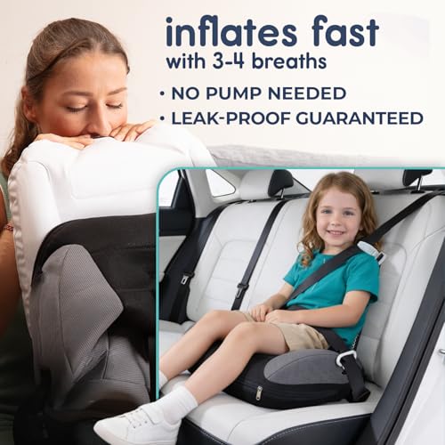 Side profile of Hiccapop UberBoost booster seat