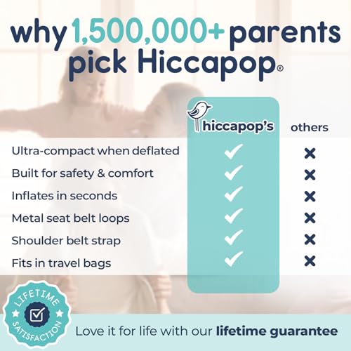 Seat belt positioning clips on Hiccapop UberBoost
