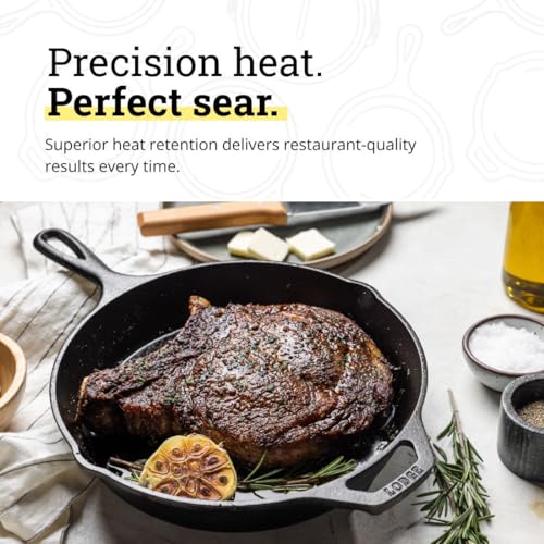 Lodge 3-piece cast iron set stacked