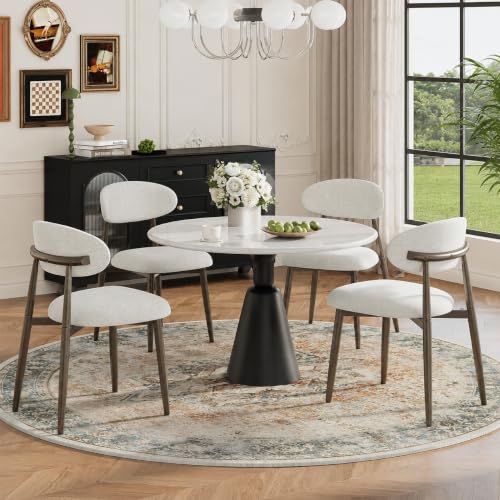 MALOL Dining Chairs set of 4 beige