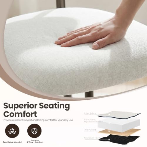 Adjustable floor protector on chair leg