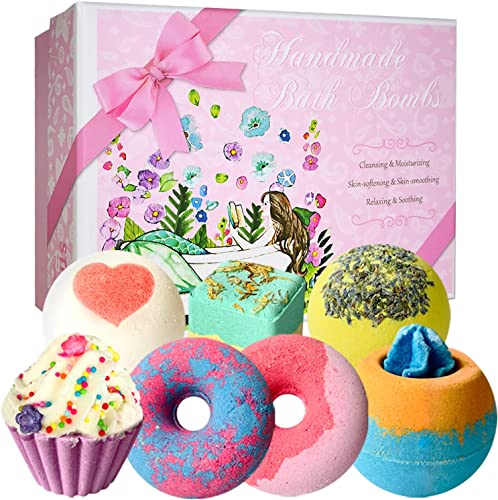 STNTUS INNOVATIONS Bath Bombs 7 Count Pink packaging