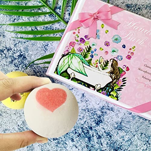 STNTUS INNOVATIONS Bath Bombs 7 Count Pink set overview