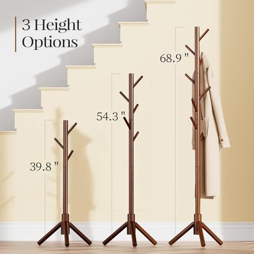 Pipishell coat rack triangular base design