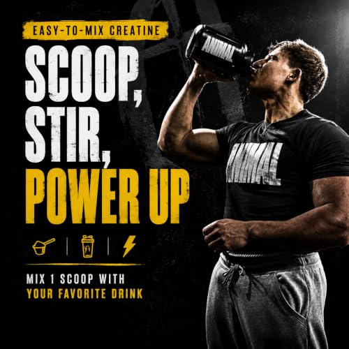 Micronized unflavored creatine mixing cleanly