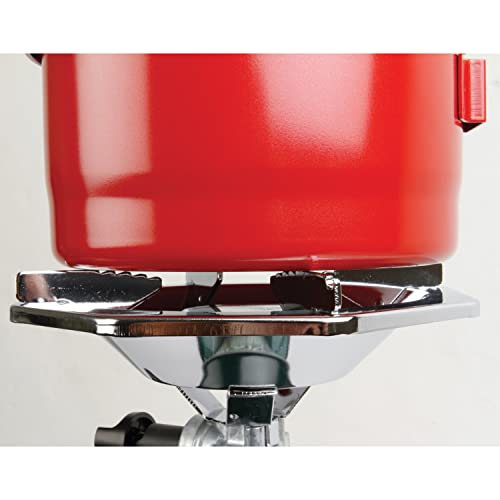 Top view of Coleman camping burner
