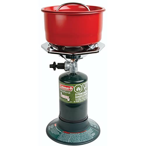 Compact storage view of Coleman stove