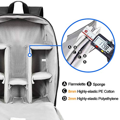 Black CADeN camera bag side profile