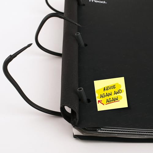 Black refillable notebook clearview cover
