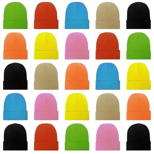 LYDTICK 25 Pack Winter Beanie Hats