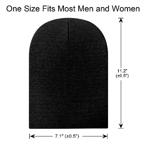 Assorted colors of LYDTICK knit beanie caps