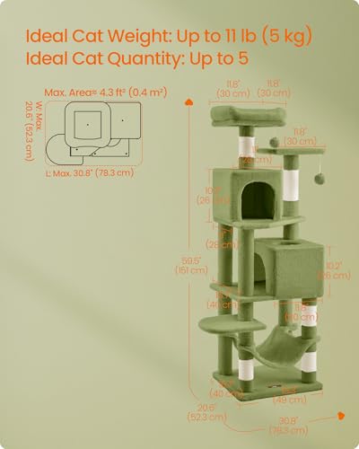 Base and stability of Feandrea cat tower