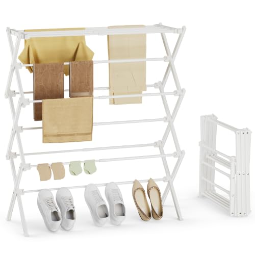 SpaceHidden Foldable Clothes Drying Rack full view