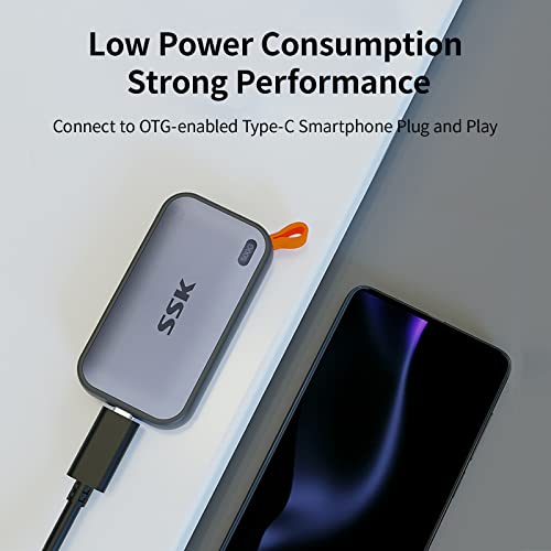 SSK portable SSD for fast data transfer