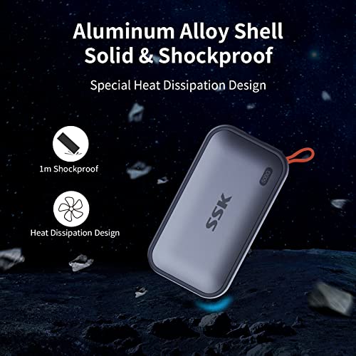 SSK lightweight aluminum alloy portable SSD