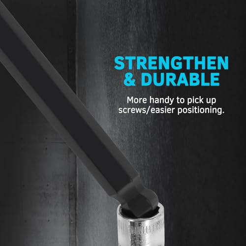 Metric and SAE size markings on LOZAGU hex wrenches