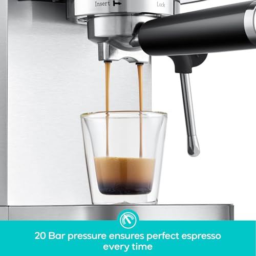 CASABREWS Stainless Steel Espresso Machine