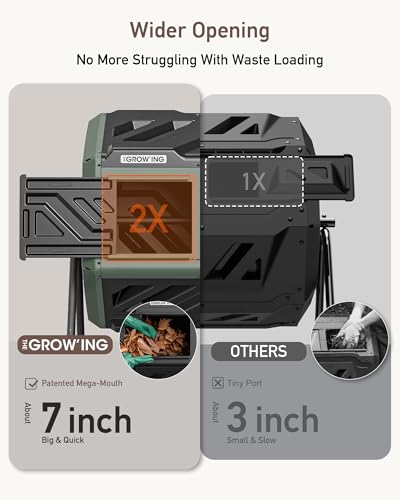 THE GROW'ING compost bin assembly components