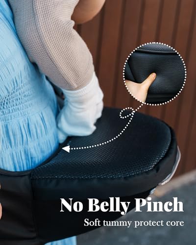 Ergonomic M-position baby carrier design