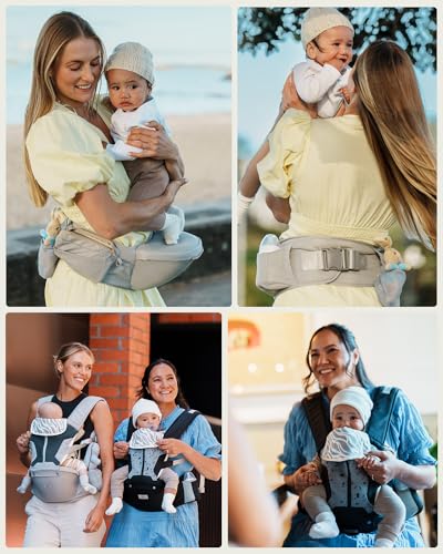 MOMTORY baby carrier with included bib