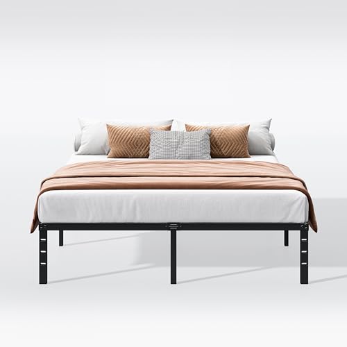 Full bed frame bedroom setup
