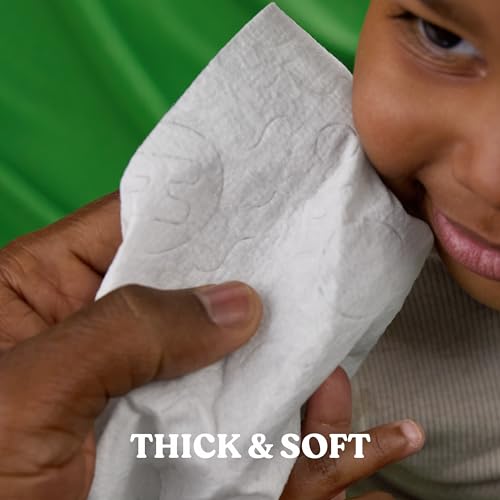 Close up of Huggies extra large baby wipe texture