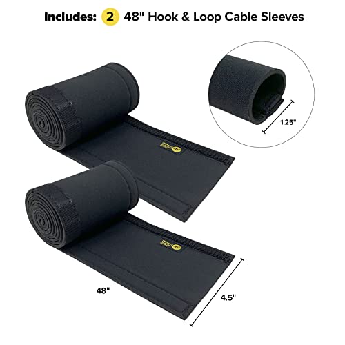 Cable sleeve securing multiple electrical cords
