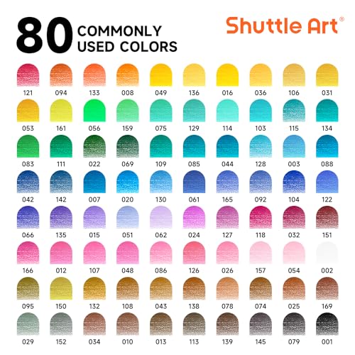 Side view of the 80 count pencil pack
