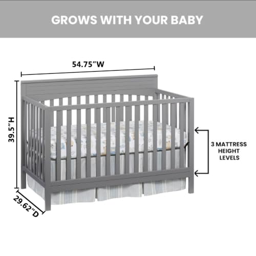 Harper crib converted to a toddler bed