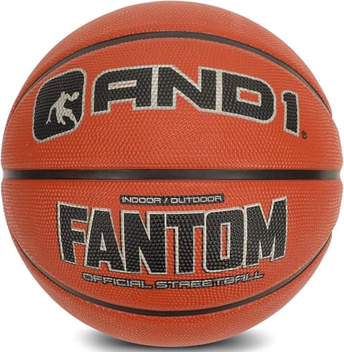 AND1 Fantom Rubber Basketball Old Orange