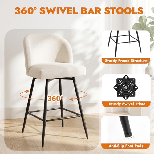 Iron base and footrest detail of VATROS stool