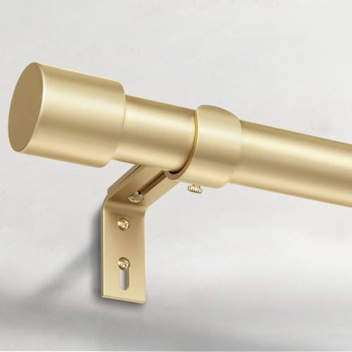 IFELS heavy duty gold curtain rod