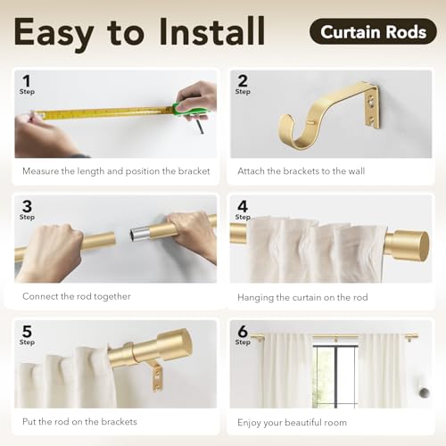 Curtain rod hardware and screw set