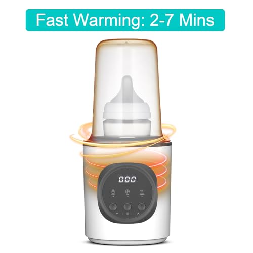 Vaundra bottle warmer with anti-scald basket