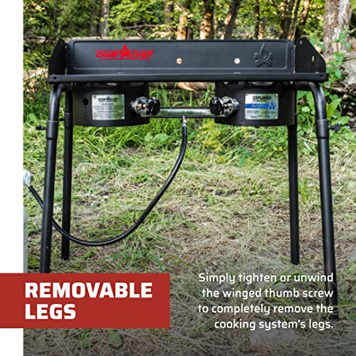 Camp Chef Explorer stove in black finish