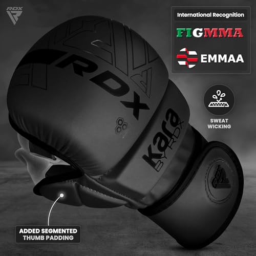 RDX hybrid mitts showing Quadro-dome padding