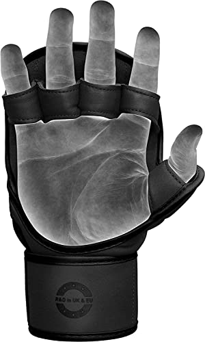 RDX sparring gloves showing pre-curved shape