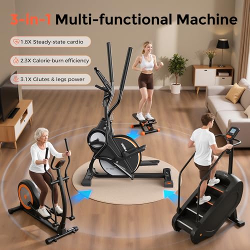 3-in-1 Multi-functional Elliptical