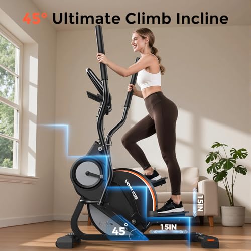 YOSUDA Elliptical with 45-degree Scientific Climbing Angle
