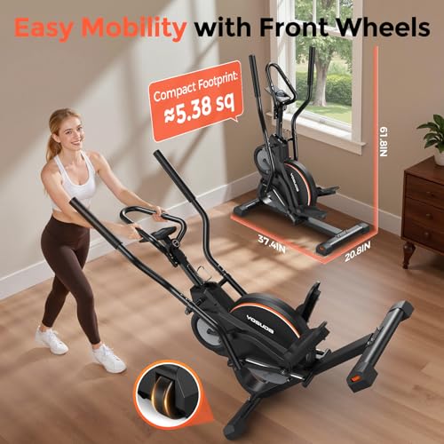Elliptical with 16 Levels Adjustable Resistance