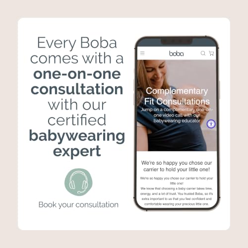 Boba Baby Wrap Dusty Pink in packaging