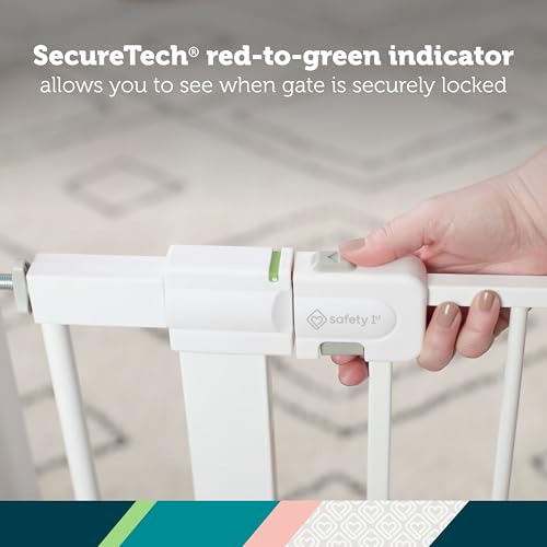 Safety 1st baby gate width adjustment view