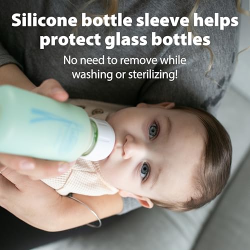 Clear borosilicate glass bottle design