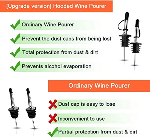 Pafusen pourer inserted into a glass liquor bottle