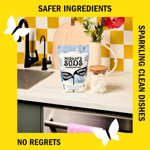 Molly's Suds pods packaging back label details