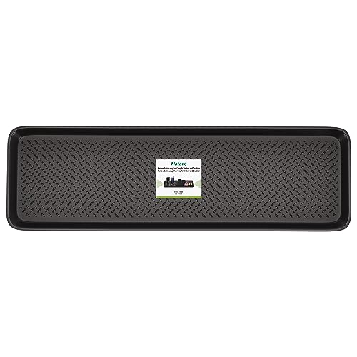 Matace 16x55 inch rubber boot tray overhead view