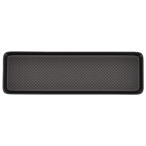 Close up of the raised edge on the Matace rubber tray